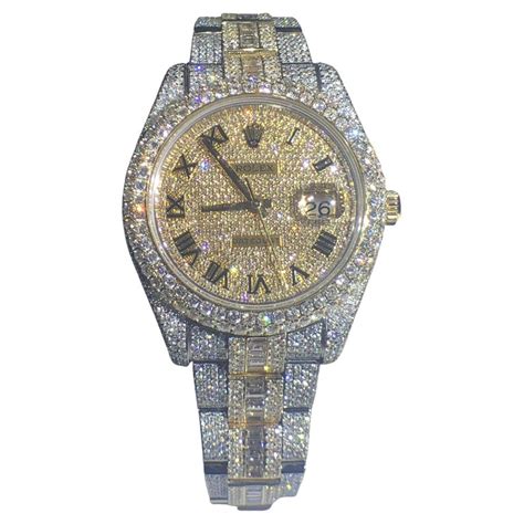 fully iced out rolex replica|rolex datejust iced out 41mm.